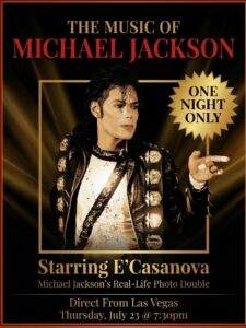 E'Casanova: The Music of Michael Jackson at Main Street Music Hall